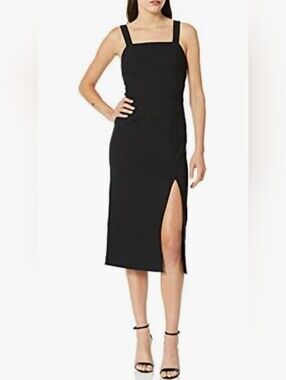 black midi dress off the shoulder Off Shoulder Sculpting Knit Midi Dress